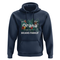 Hawaiian Hoodie Ohana Means Family Hawaii Summer Vacation - Wonder Print Shop