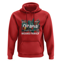 Hawaiian Hoodie Ohana Means Family Hawaii Summer Vacation - Wonder Print Shop
