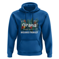 Hawaiian Hoodie Ohana Means Family Hawaii Summer Vacation - Wonder Print Shop
