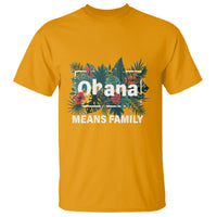 Hawaiian T Shirt Ohana Means Family Hawaii Summer Vacation - Wonder Print Shop