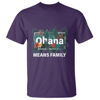 Hawaiian T Shirt Ohana Means Family Hawaii Summer Vacation - Wonder Print Shop
