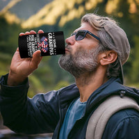 Funny Some Grandpas Take Naps Real Grandpas Play Pickleball 4 in 1 Can Cooler Tumbler