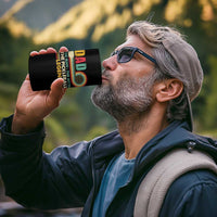 Pickleball Dad 4 in 1 Can Cooler Tumbler The Man The Myth The Legend Retro