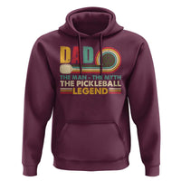 Pickleball Dad Hoodie The Man The Myth The Legend Retro - Wonder Print Shop