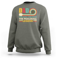 Pickleball Dad Sweatshirt The Man The Myth The Legend Retro - Wonder Print Shop