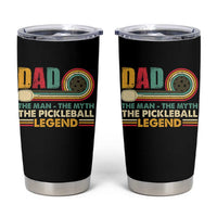 Pickleball Dad Tumbler Cup The Man The Myth The Legend Retro