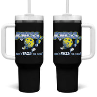 Funny Pickleball Tumbler With Handle Knees Don't Fail Me Now