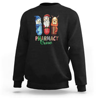 Christmas Sweatshirt Snowman Reindeer Santa Pharmacy Crew - Wonder Print Shop