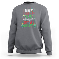Christmas Sweatshirt Being Related To Me Is Really The Only Gift You Need - Wonder Print Shop