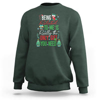 Christmas Sweatshirt Being Related To Me Is Really The Only Gift You Need - Wonder Print Shop