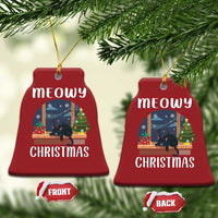 Funny Xmas Cat Christmas Ornament Reindeer Cat Chillin' Meowy - Wonder Print Shop
