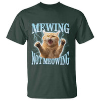Funny Meme Cat Mewing Not Meowing T Shirt