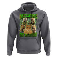 Funny Cat Meme Mewing Not Meowing Hoodie
