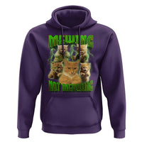 Funny Cat Meme Mewing Not Meowing Hoodie