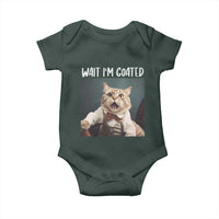 Funny Meme Cat Baby Onesie Wait I'm Goat