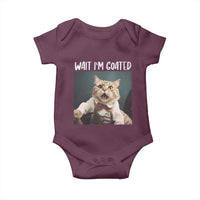Funny Meme Cat Baby Onesie Wait I'm Goat