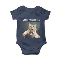 Funny Meme Cat Baby Onesie Wait I'm Goat