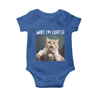 Funny Meme Cat Baby Onesie Wait I'm Goat