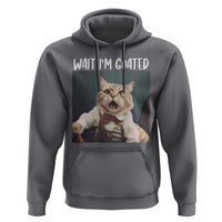 Funny Meme Cat Hoodie Wait I'm Goat