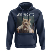 Funny Meme Cat Hoodie Wait I'm Goat