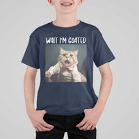 Funny Meme Cat T Shirt For Kid Wait I'm Goat - Wonder Print Shop