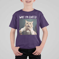 Funny Meme Cat T Shirt For Kid Wait I'm Goat - Wonder Print Shop