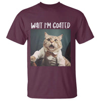 Funny Meme Cat T Shirt Wait I'm Goat - Wonder Print Shop