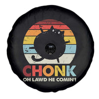 Funny Fat Cat Spare Tire Cover Chonk Oh Lawd He Comin'