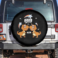 Funny Dinosaur Eat The Last Unicorn Spare Tire Cover