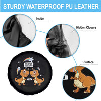 Funny Dinosaur Eat The Last Unicorn Spare Tire Cover