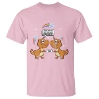 Funny Dinosaur Eat The Last Unicorn T Shirt - Wonder Print Shop