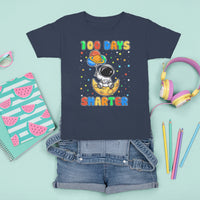 100th Day Of School T Shirt For Kid 100 Days Smarter Funny Astronaut Space Balloon - Wonder Print Shop