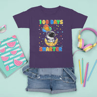 100th Day Of School T Shirt For Kid 100 Days Smarter Funny Astronaut Space Balloon - Wonder Print Shop