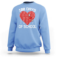100 Days Of School Alphabet Love Sweatshirt - Wonder Print Shop