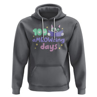 100th Day Of School Hoodie 100 Ameowzing Days Cute Cat Reading Book - Wonder Print Shop