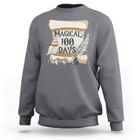 Magical 100 Days Of School Vintage Letter Magic Owl Sweatshirt - Wonder Print Shop