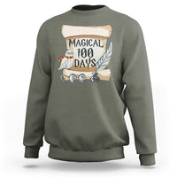 Magical 100 Days Of School Vintage Letter Magic Owl Sweatshirt - Wonder Print Shop