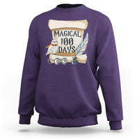 Magical 100 Days Of School Vintage Letter Magic Owl Sweatshirt - Wonder Print Shop