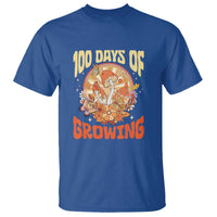 100th Day Of School Teacher T Shirt 100 Days Of Growing Retro Groovy Mushroom