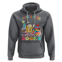 100th Day Of School Hoodie 100 Days In The Books Reading Bookworm - Wonder Print Shop