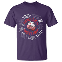 Funny Nurse T Shirt Thought In A Nurse's Brain - Wonder Print Shop