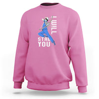 Funny Nurse Sweatshirt I Will Stab You - Wonder Print Shop