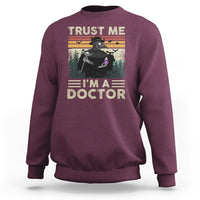 Plague Doctor Sweatshirt Trust Me I'm A Doctor Face Mask Physician - Wonder Print Shop