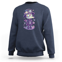 Pastel Goth Cute Creepy Plague Doctor Sweatshirt - Wonder Print Shop