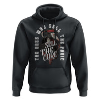 Plague Doctor Hoodie The Ones Who Sell the Panic Sell the Cure - Wonder Print Shop
