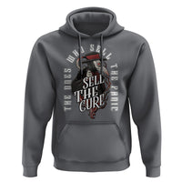 Plague Doctor Hoodie The Ones Who Sell the Panic Sell the Cure - Wonder Print Shop
