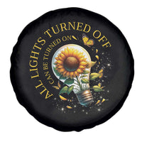 Mental Health Motivation Quote Spare Tire Cover All Lights Turned Off Can Be Turned On