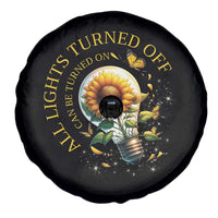 Mental Health Motivation Quote Spare Tire Cover All Lights Turned Off Can Be Turned On