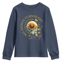 Mental Health Motivation Quote Youth Sweatshirt All Lights Turned Off Can Be Turned On