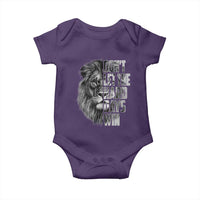 Don't Let the Hard Days Win Baby Onesie Lion Power Mental Health Warrior